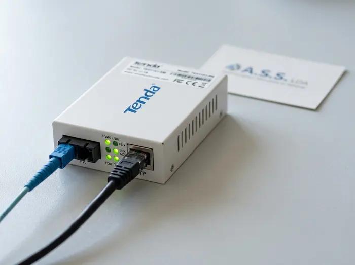 100Mbps Single-Mode Media Converter