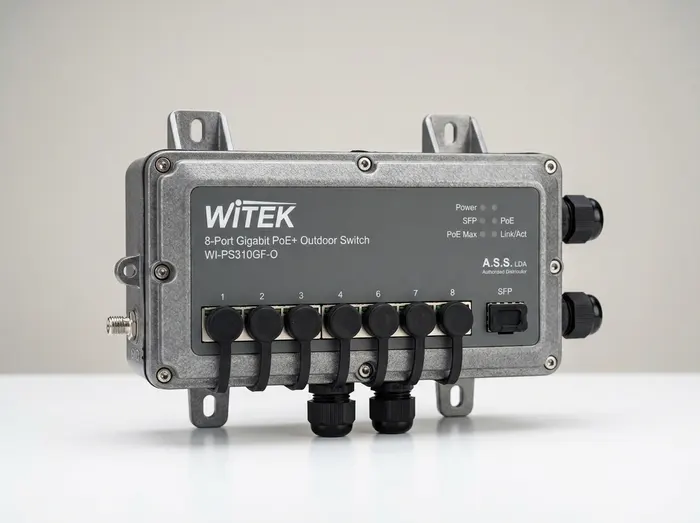WI-PCES306G-O - Witek 4-Port Outdoor Waterproof PoE Switch